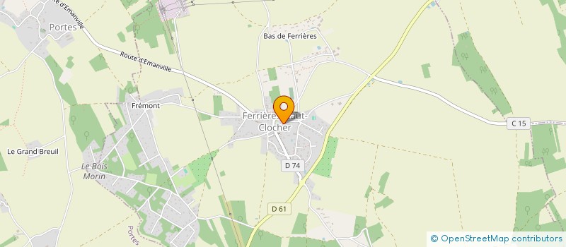localisation de l'entreprise MADAME MICHELE HORVILLE à FERRIERES-HAUT-CLOCHER