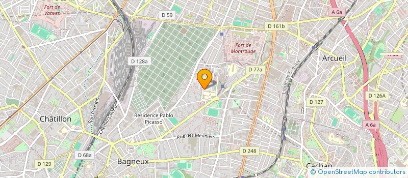 localisation de l'entreprise MADAME MICHELE HUET à BAGNEUX