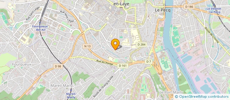localisation de l'entreprise MADAME MICHELE HUGUET à SAINT-GERMAIN-EN-LAYE