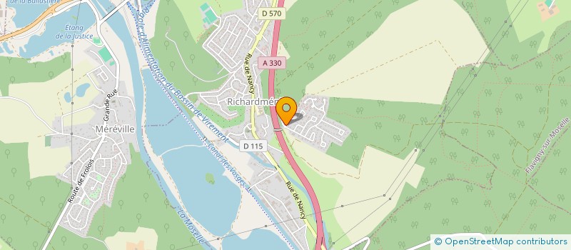 localisation de l'entreprise MADAME MICHELE HYVER  RICHARDMENIL