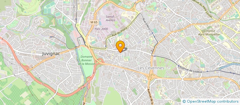localisation de l'entreprise MADAME MICHELE IMBERT à MONTPELLIER