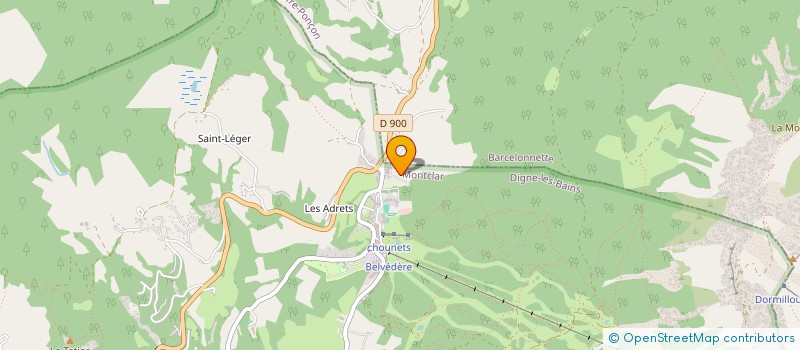 localisation de l'entreprise MADAME MICHELE IMBERT  MONTCLAR