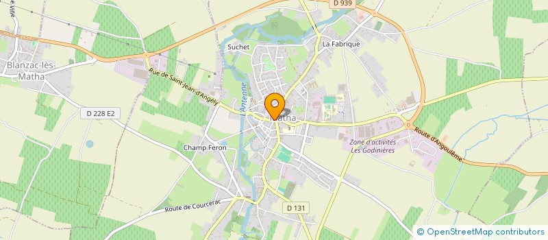 localisation de l'entreprise MADAME MICHELE JALLET  MATHA