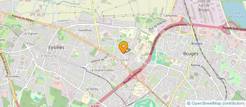 localisation de l'entreprise MADAME MICHELE JARRIGE  EYSINES