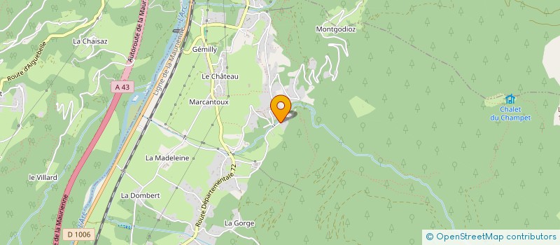 localisation de l'entreprise MADAME MICHELE JEANSON  SAINT-GEORGES-D'HURTIERES