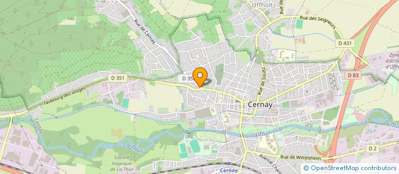 localisation de l'entreprise MADAME MICHELE JORDAN  UFFHOLTZ