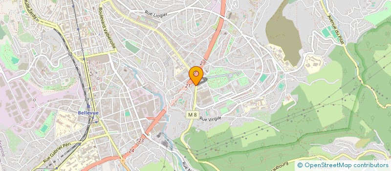 localisation de l'entreprise MADAME MICHELE JOUBERT  SAINT-ETIENNE