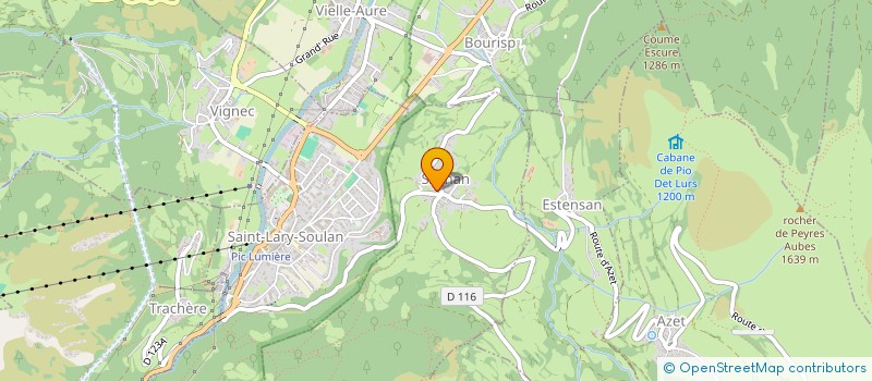 localisation de l'entreprise MADAME MICHELE JOUGOURD  SAINT-LARY-SOULAN