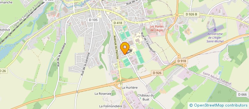 localisation de l'entreprise MADAME MICHELE JUILLARD à L'AIGLE