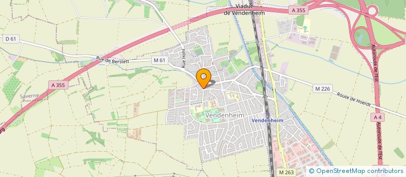 localisation de l'entreprise MADAME MICHELE JUNDT  VENDENHEIM