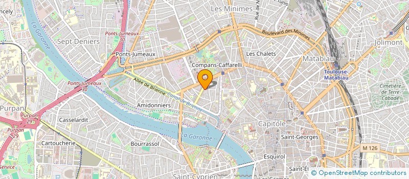 localisation de l'entreprise MADAME MICHELE KALFON  TOULOUSE