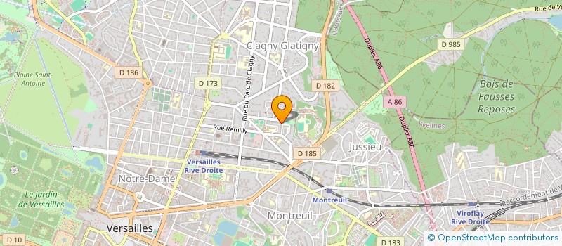 localisation de l'entreprise MADAME MICHELE KOUMAYA  VERSAILLES