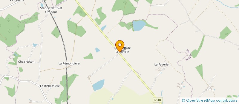 localisation de l'entreprise MADAME MICHELE LABUSSIERE à ORADOUR-SAINT-GENEST