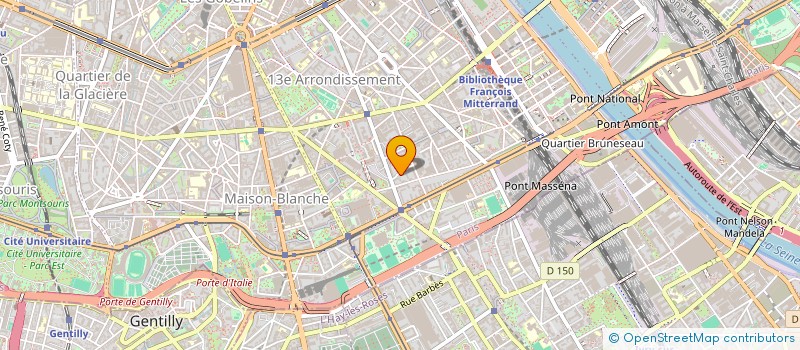 localisation de l'entreprise MADAME MICHELE LACHAUD  PARIS