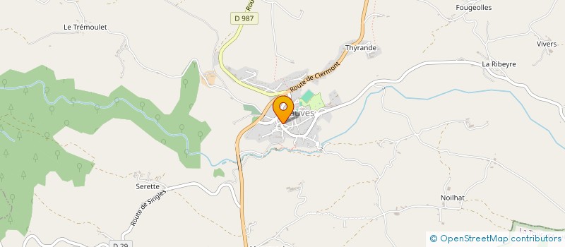 localisation de l'entreprise MADAME MICHELE LADEVIE  TAUVES