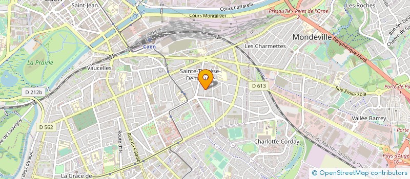 localisation de l'entreprise MADAME MICHELE LAMOTTE à CAEN