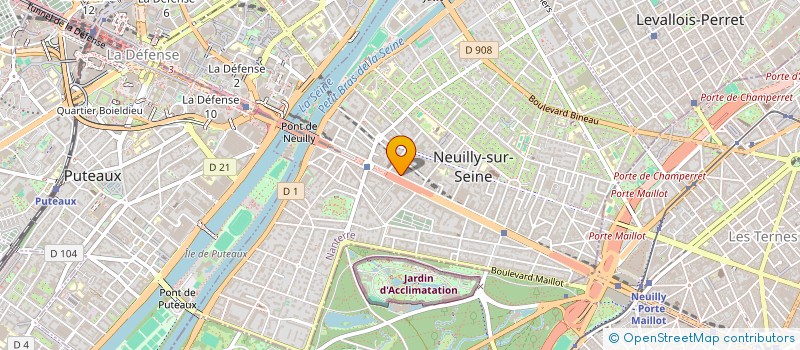 localisation de l'entreprise MADAME MICHELE LANZ à NEUILLY-SUR-SEINE