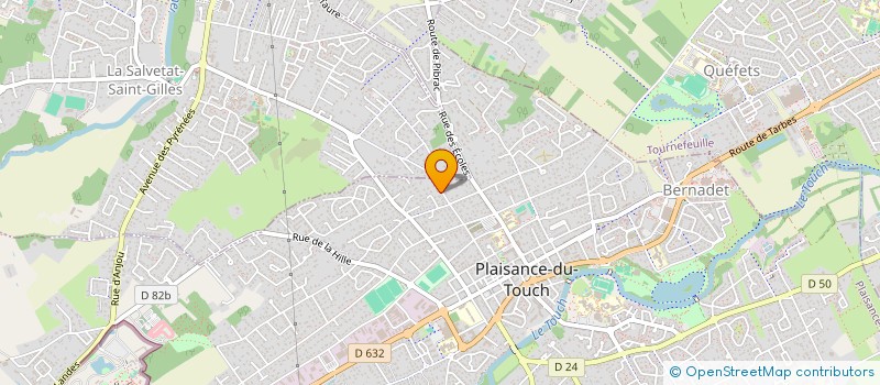 localisation de l'entreprise MADAME MICHELE LAUMONNIER à PLAISANCE-DU-TOUCH