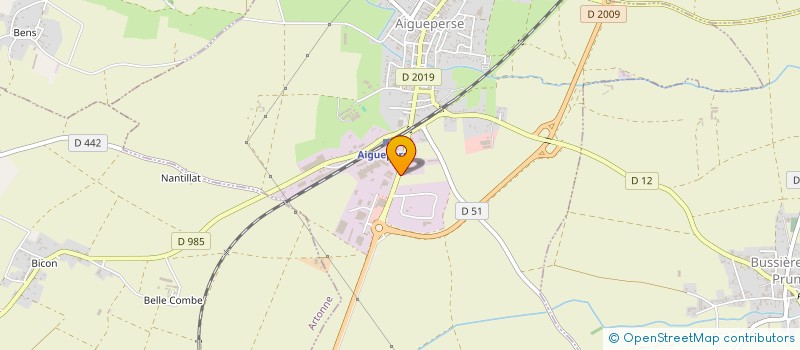 localisation de l'entreprise MADAME MICHELE LAURENT  AIGUEPERSE