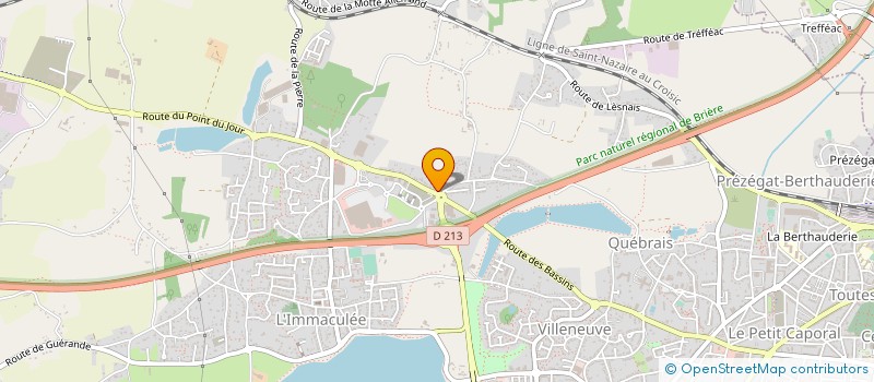 localisation de l'entreprise MADAME MICHELE LE PRETRE  SAINT-NAZAIRE