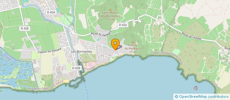 localisation de l'entreprise MADAME MICHELE LEBEAU  LA LONDE LES MAURES