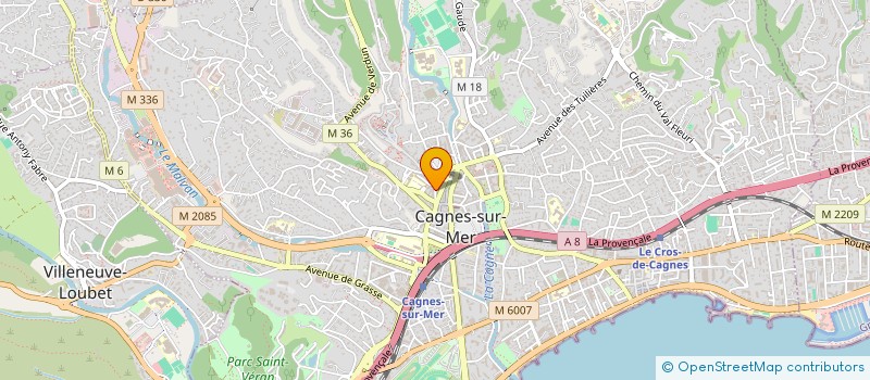 localisation de l'entreprise MADAME MICHELE LEBOUC à CAGNES-SUR-MER