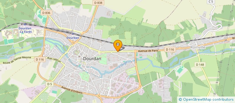 localisation de l'entreprise MADAME MICHELE LEGENDRE  DOURDAN