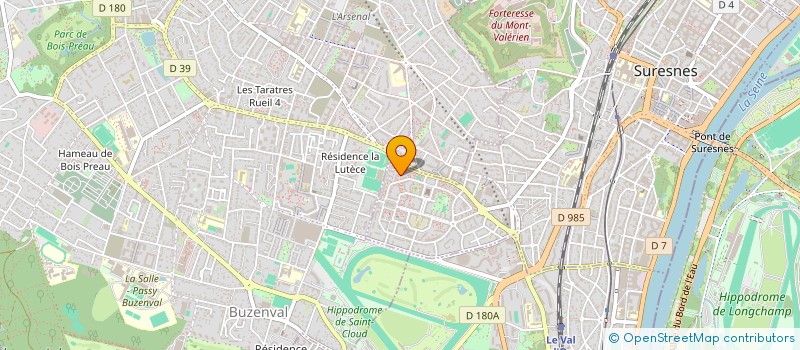 localisation de l'entreprise MADAME MICHELE LEGRAND à SURESNES