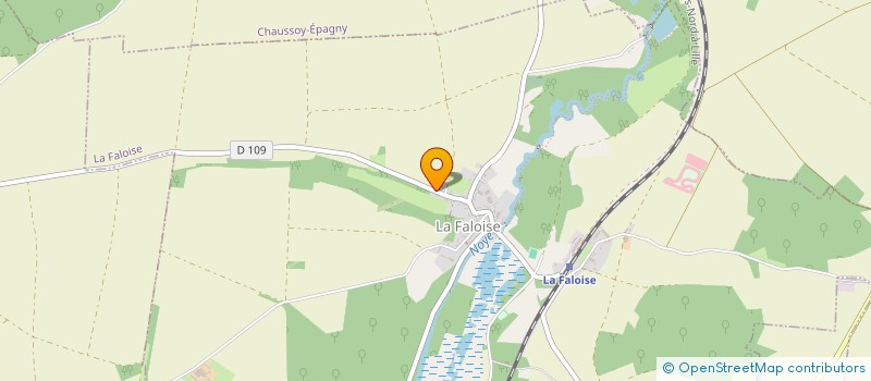 localisation de l'entreprise MADAME MICHELE LEGRAS  LA FALOISE