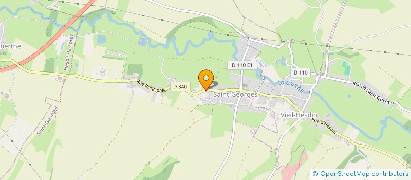 localisation de l'entreprise MADAME MICHELE LEJEUNE  AUCHY-LES-HESDIN