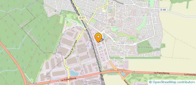 localisation de l'entreprise MADAME MICHELE LERICHE  COMBS-LA-VILLE