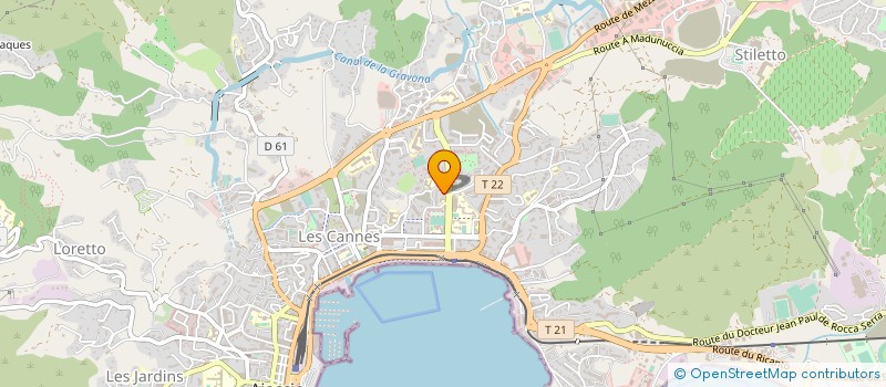 localisation de l'entreprise MADAME MICHELE LLOBELL  AJACCIO