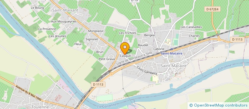 localisation de l'entreprise MADAME MICHELE LLOPIS  SAINT-MAIXANT