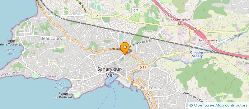 localisation de l'entreprise MADAME MICHELE LONGUET à SANARY-SUR-MER
