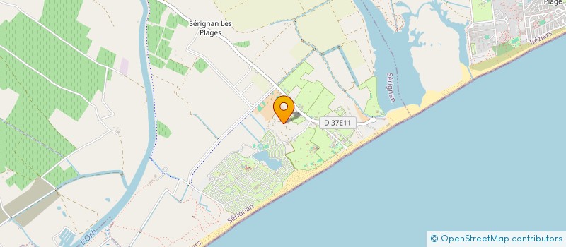 localisation de l'entreprise MADAME MICHELE LOPEZ  SERIGNAN