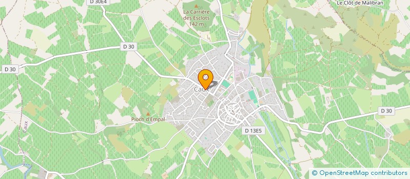 localisation de l'entreprise MADAME MICHELE LOUBET  CAUX