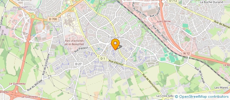 localisation de l'entreprise MADAME MICHELE LOUPIAS  TREGUEUX