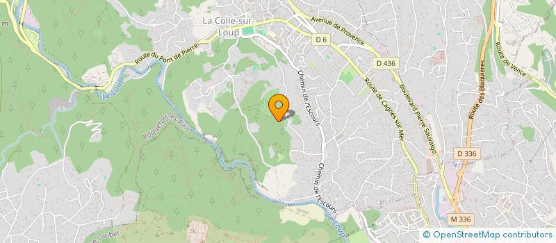 localisation de l'entreprise MADAME MICHELE MABIRE  LA COLLE-SUR-LOUP