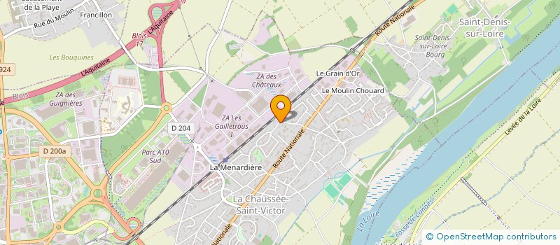 localisation de l'entreprise MADAME MICHELE MAIER  LA CHAUSSEE-SAINT-VICTOR