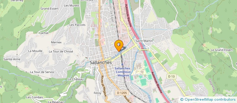 localisation de l'entreprise MADAME MICHELE MAIWURM  SALLANCHES