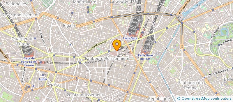 localisation de l'entreprise MADAME MICHELE MANGUIN  PARIS