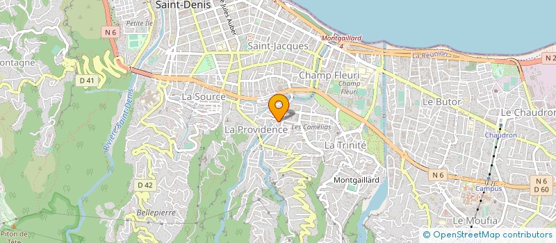 localisation de l'entreprise MADAME MICHELE MARIE  SAINT-DENIS