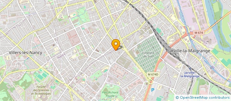 localisation de l'entreprise MADAME MICHELE MARTIN  VANDUVRE-LES-NANCY