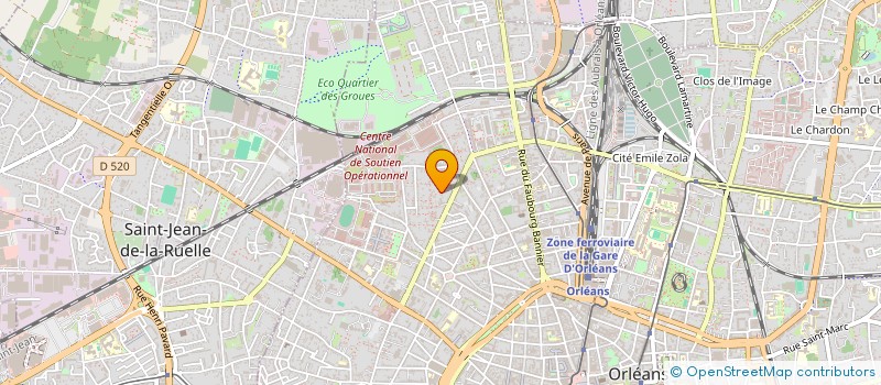 localisation de l'entreprise MADAME MICHELE MARTIN  ORLEANS