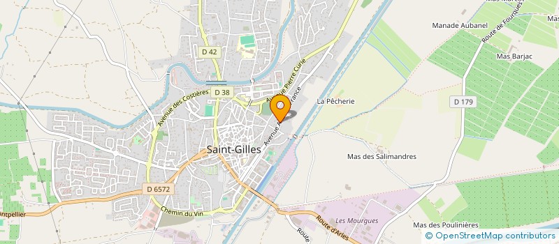 localisation de l'entreprise MADAME MICHELE MARTORELL à SAINT-GILLES