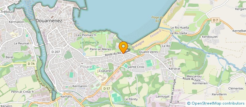 localisation de l'entreprise MADAME MICHELE MARZO à DOUARNENEZ