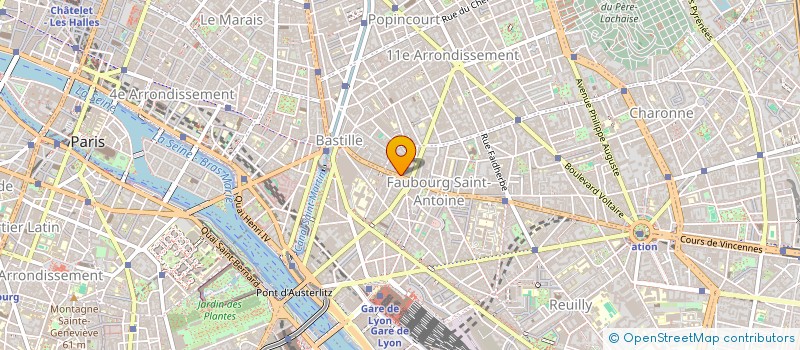 localisation de l'entreprise MADAME MICHELE MASSIOU  PARIS 11