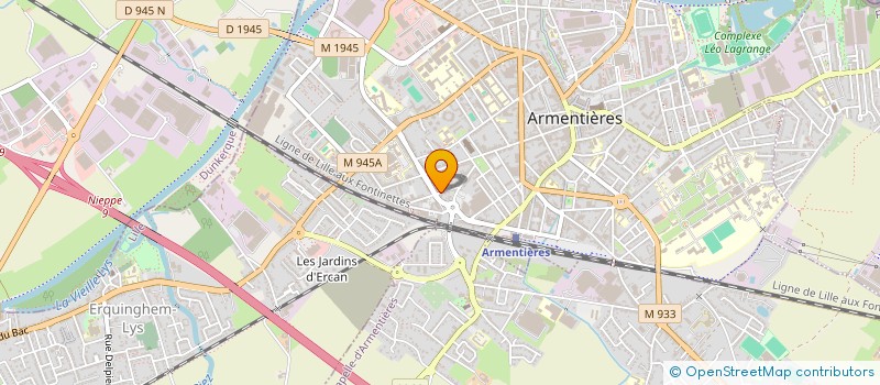 localisation de l'entreprise MADAME MICHELE MATHIEUX à ARMENTIERES