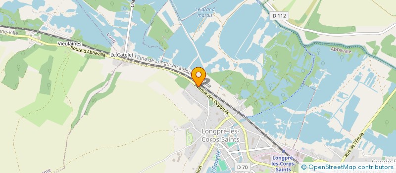 localisation de l'entreprise MADAME MICHELE MAUPIN  LONGPRE-LES-CORPS-SAINTS