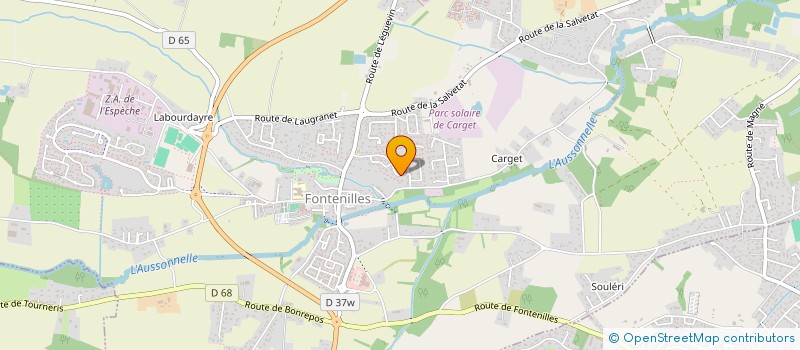 localisation de l'entreprise MADAME MICHELE MAZE à FONTENILLES